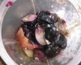 A picture of step 2 of Black plum {Jamun} smoothly.