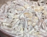 Foto del paso 3 de la receta Macarrones de trigo sarraceno con nata, champiñones y huevos duros