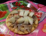 Foto del paso 5 de la receta: Torre de wafles falsos con discos de hojaldre