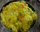 A picture of step 9 of Subzi Pulao.
