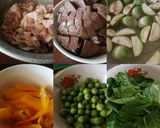 รูปขั้นตอนการทำที่ 1 ของ ขนมจีนแกงเขียวหวานไก่