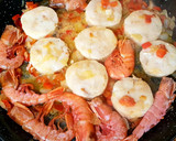 Foto del paso 6 de la receta: Merluza con gambas