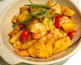 Foto langkah ke 5 dari resep Pineapple with shrimp.