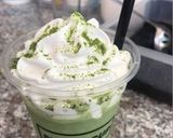 Hình bước làm 1 của món Matcha đá xay