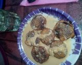 A picture of step 17 of Doudh Gokul pitha-famous in bengal.
