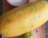 Foto langkah ke 1 dari resep Pepaya Jeruk Nipis.