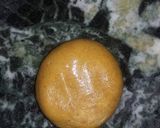 A picture of step 1 of Besan Puri.