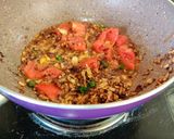 A picture of step 8 of Dal Palak.