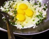 A picture of step 2 of Chinese Egg fried Rice.