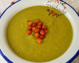 Une image de l'étape 5 de Veloute poireaux petits pois.