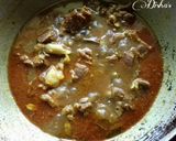 A picture of step 7 of Raw Mango Mutton Curry.