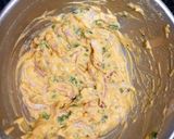 A picture of step 1 of Onion Pakoda.