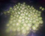 A picture of step 2 of ALU gajar matar meithe,.