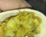 A picture of step 3 of Aloo Samosa.