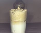 A picture of step 5 of Dolgona coffee.