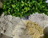 A picture of step 2 of Calcium Rich Methi Leaves Multigrain Dhebra Gujarati Style - Fenugreek Leaves Paratha.