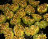 A picture of step 7 of Stuffed Capsicum.