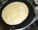 A picture of step 2 of Soft layered chapati #4weekchallange.