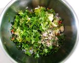 A picture of step 4 of Pear Salsa.