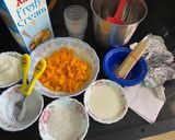 A picture of step 2 of Mango crush kulfi.