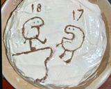 A picture of step 3 of Vanilla cake.