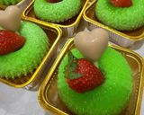 Foto langkah ke 6 dari resep Mini Pudding Gula Merah Pandan Lumut.