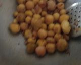 बेबी पोटैटो विद मटर टमाटर (baby potato with matar tamatar recipe in Hindi) रेसिपी चरण 1 फोटो