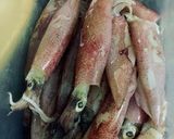 Hình bước làm 1 của món Mực cơm hấp