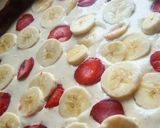 Pas rețetă Cremă de lapte cu căpșuni și banane 2 fotografie