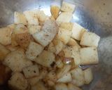 A picture of step 4 of Potatoes, Apple and Bacon.