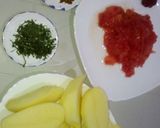 صورة لخطوة 1 من وصفة بطاطا حار وخفيف بدون لحم 🍜🌶️