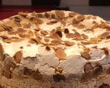 Pas rețetă Tort ceresc 😍blat pufos, bezea, semințe de migdale, frișcă cu mascarpone și afine😋👌 3 fotografie
