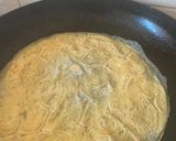 A picture of step 2 of Egg fried rice (my version).