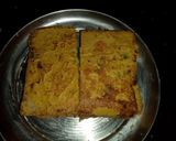 A picture of step 6 of Cheesy besan bread toast.