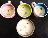 A picture of step 3 of Bhapa Doi Steamed yoghurt pudding.