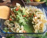 A picture of step 4 of Farfalle Pasta Salad.