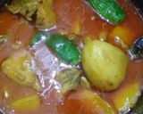 A picture of step 9 of Aloo Chicken Salan.
