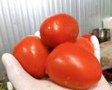 Hình bước làm 1 của món Cà chua nhồi thịt hấp