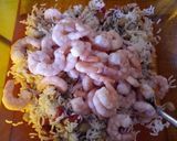 A picture of step 4 of Insalata di riso.