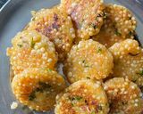 A picture of step 4 of Sago Tikki.
