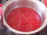 Espaguetis de colores