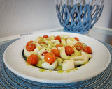 Foto del paso 5 de la receta: Calamares con tomates cherry y pesto de cacahuetes