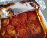 A picture of step 4 of Kofta in the oven.