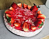 Epres joghurttorta brownie alappal recept fázis 10 fotója