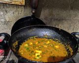 A picture of step 3 of Kadhai paneer.