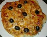 Foto del paso 2 de la receta: Pizza burrito de pollo y champiñones en la olla GM g