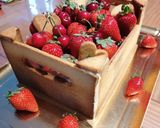 Une image de l'étape 11 de Gâteau cagette de fraises.