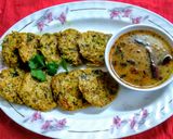 A picture of step 2 of Low calorie oats idli.
