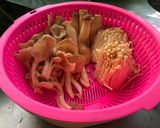 รูปขั้นตอนการทำที่ 2 ของ น้ำพริกเห็ดสามอย่าง.เจ