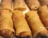 A picture of step 8 of Surf and Turf Dumpling Pancakes.